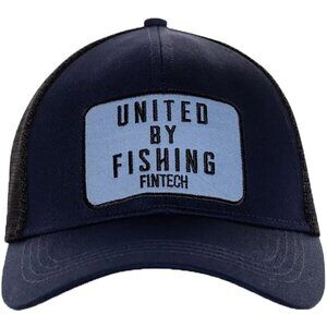 FINTECH mens NWT Mesh Snapback hat adjustable United By Fishing o/s